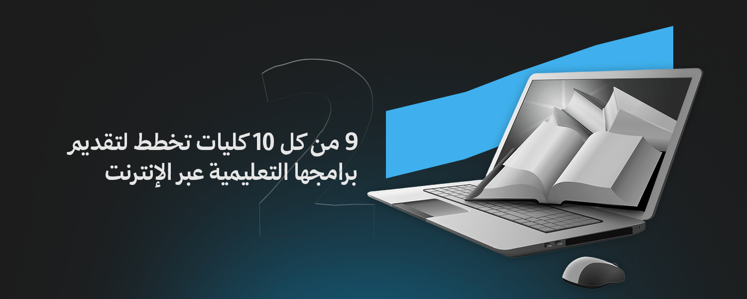 9 من كل 10 كليات تخطط لتقديم برامجها التعليمية عبر الإنترنت